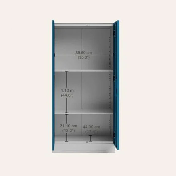 Slimline 2-Door Steel Almirah (Digital Printed) - Image 6