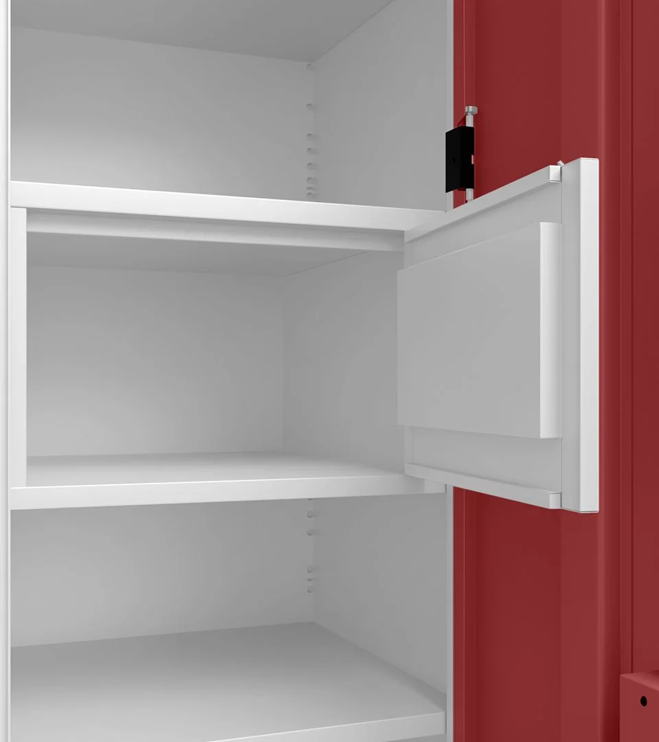 Slimline XL 3 Door Steel Almirah - Image 6